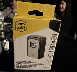 Ashley's new key safe!